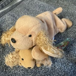 Bundle SPUNKY Cocker Spaniel Dog Ty Beanie Teenie and Beanie Baby, PVC, Errors
